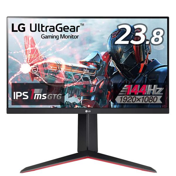 LG フレームレス ゲーミングモニター UltraGear 24GN650-B 23.8インチ/フル...