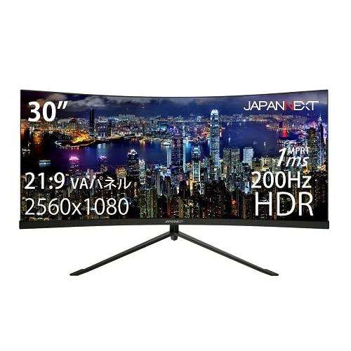 JN-VCG30202WFHDR [曲面VA系パネル 200Hz FreeSync HDR対応 30...