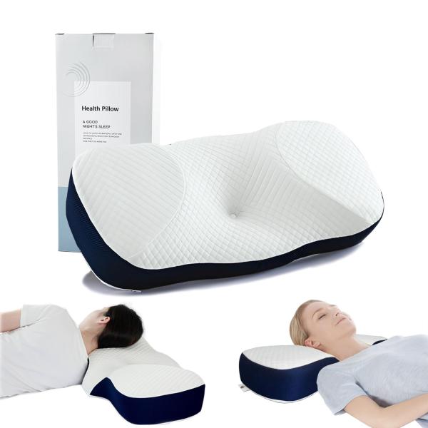 【首が痛くならない】の安眠枕【正規品】、仰向き・横向きに最適、中空設計、横寝枕 ストレートネック 低...