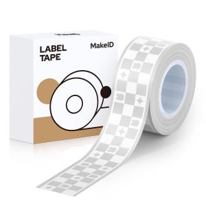 MakeID L1/Q1ラベルプリンタ―用紙全面ラベル ラベルシール 純正 感熱ロール紙 幅16mm長4m 手書き/値札/宛名/重量/番号/に適用 An｜vastspace
