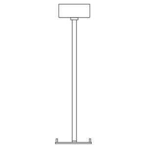 パナソニック(Panasonic) 誘導灯吊具 角タイプ 吊具全長L750mmタイプ FP01675...