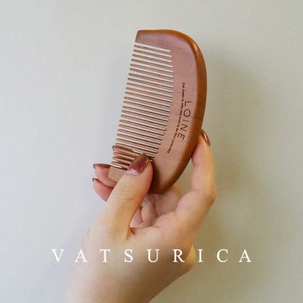バツリカ LOINE ウッド ヘアコーム / ナシ材 / TRIM BY VATSURICA / ト...