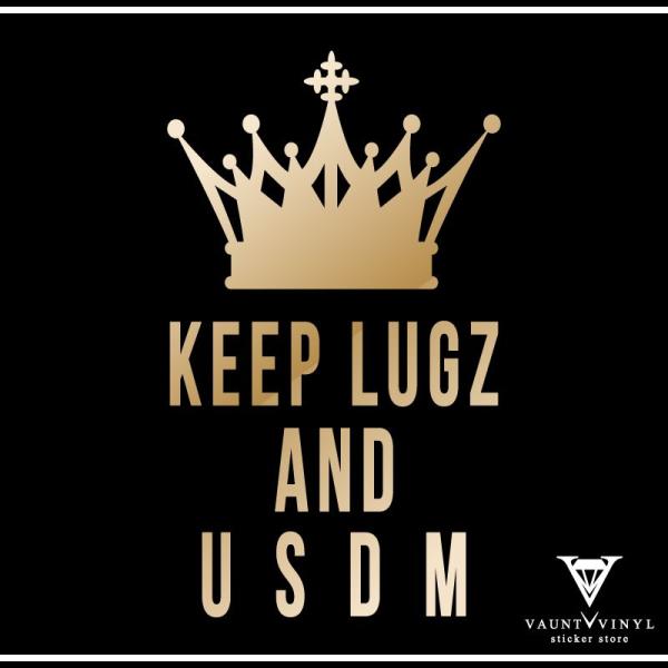 Keep Lugz And USDM ステッカー