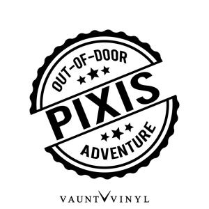 OUT OF DOOR PIXIS ピクシス カッティング ステッカー