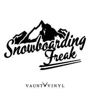SNOW BOARDING FREAK ステッカー
