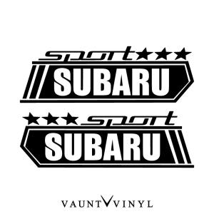 SPORTS スバル ステッカー 左右セット