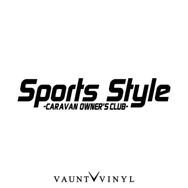Sports Style キャラバン ステッカー