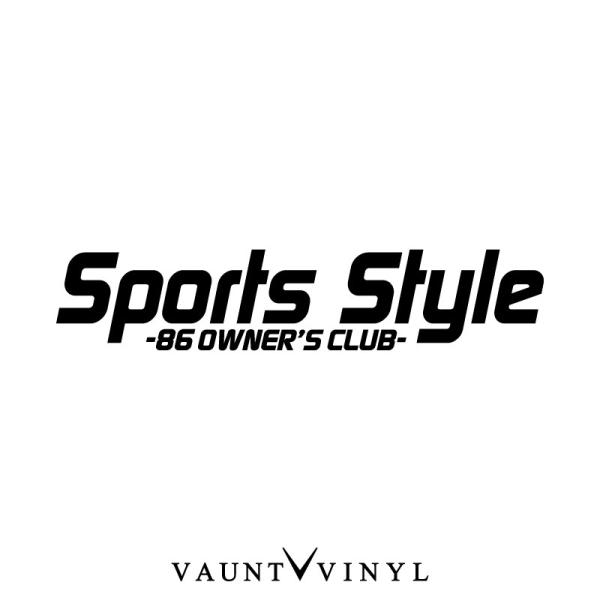 Sports Style 86 ステッカー