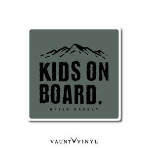 アウトドア KIDS ON BOARD マグネット