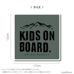 アウトドア KIDS ON BOARD マグネットの詳細画像1