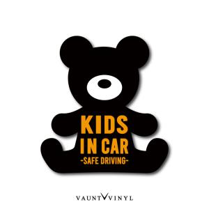 クマ キッズインカー マグネット 全9色 KIDS IN CAR｜vauntvinyl