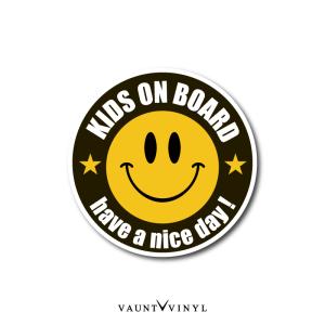 スマイル KIDS BABY ON BOARD マグネット