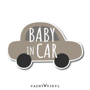 シンプル ベビーインカー マグネット 車 キッズインカー