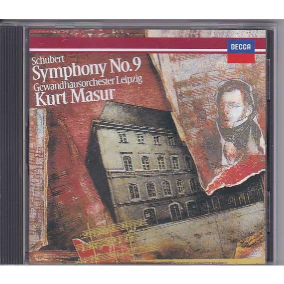 ★CD DECCA シューベルト:交響曲第9番「グレイト」*クルト・マズア(Kurt Masur)/...