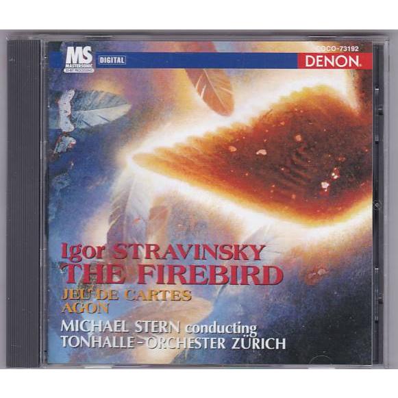 ★CD DENON ストラヴィンスキー：火の鳥.カルタ遊び.アゴン *マイケル・スターン.チューリヒ...