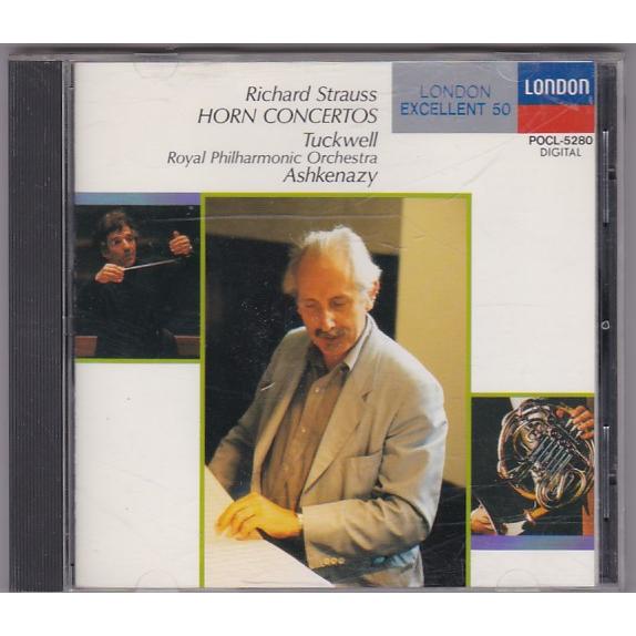 ★CD LONDON R.シュトラウス:ホルン協奏曲集 *タックウェル.アシュケナージ.ロイヤル・フ...