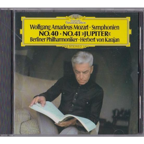 ★CD DG モーツァルト:交響曲第40番&amp;第41番(ジュピター) *カラヤン.ベルリン・フィルハー...