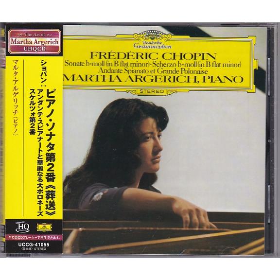 ★CD DG ショパン:ピアノ・ソナタ第2番.アンダンテ・スピアナートと華麗なる大ポロネーズ*マルタ...