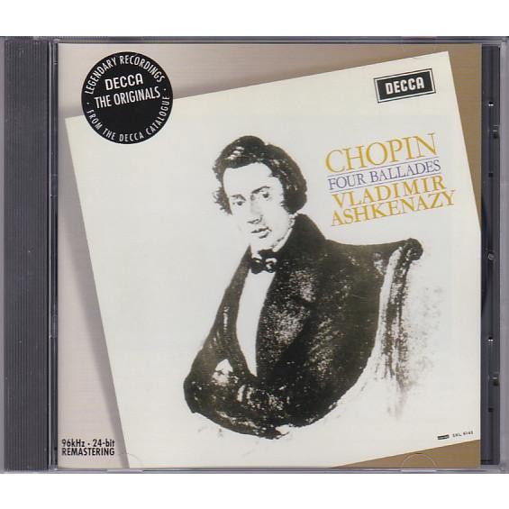 ★CD DECCA ショパン:バラード.スケルツォ 全曲 *ウラディミール・アシュケナージ(Vlad...