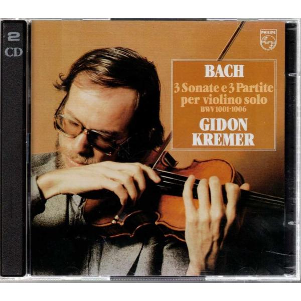 ★CD PHILIPS J.S.バッハ:無伴奏ヴァイオリンソナタとパルティータ CD2枚組 *ギドン...