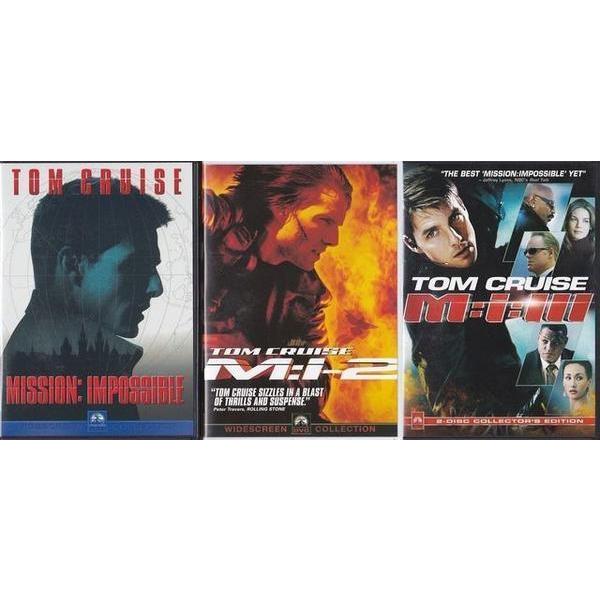 ★DVD MIP ミッションインポッシブル 1・2・3 DVD3枚セット *トム・クルーズ/日本語吹...