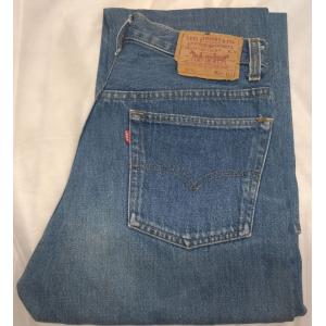 ★ LEVI'S 501 MADE IN USA 90'S パッチ表記W30トップボタン裏555 濃紺、生地厚め｜vavjm90820