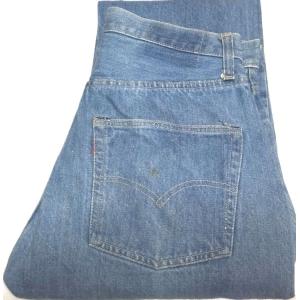 ★ LEVI'S 501 66前期 W32 70'S 赤耳、シングルステッチ、バックボタン6表示 希少イレギュラー版 裾チェーンステッチ｜vavjm90820