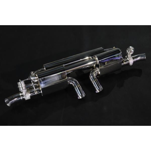 エキゾテック ランボルギーニ ウルス 可変 バルブ エキゾースト システム デュアル センター マフ...