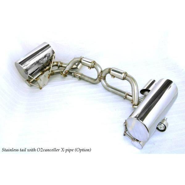 クライスジーク ポルシェ 996 カレラ 4S ステンレスビレット テール 可変 キャタバック F1...