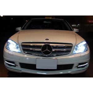 メルセデスベンツ W204 Cクラス 純正 ＨＩＤ キセノン 右 ヘッドライト メルセデス ベンツ Cクラス W204 LED ポジション灯 4個 1セット 純正