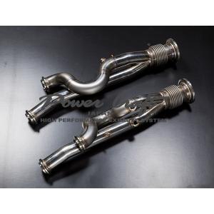 パワークラフト アヴェンタドール SVJ 等長 レーシング ストレート キャタライザー Power ...