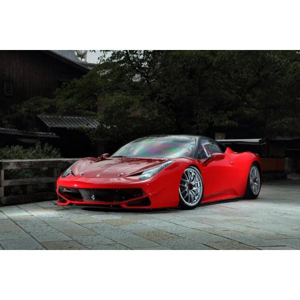 SVR/スーパーヴェローチェレーシング フェラーリ 458 イタリア フルキット カーボン エアロパ...