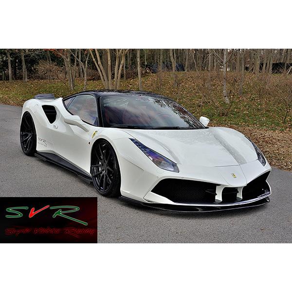 SVR/スーパーヴェローチェレーシング フェラーリ 488 GTB フルキット リアスポイラー Ve...