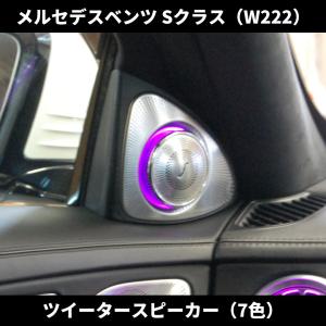 【ジャンク扱い】ベンツ SクラスW222後期用　64色3Dツィーター 国内発送 Sクラス W222 後期 ツイータースピーカー アンビエントライト
