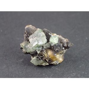 ラドラム鉄鉱（結晶）(Ludlamit) Mine Huanuni, Dept, Oruro,Bolivien 産　寸法　：　３３．７X２６．７X１７．３ｍｍ/２７ｇ｜vecsutoneclub