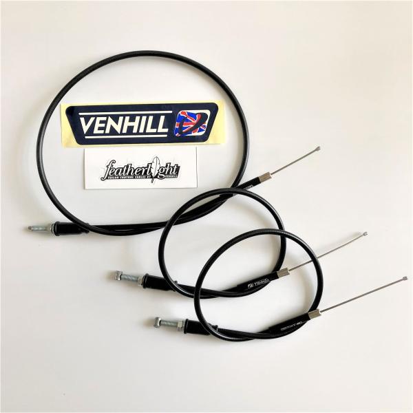 BMW　軽量　アクセルワイヤー　スロットルケーブル　ハイハンドル用　3本セット　ツインサス 1981...