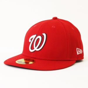 ニューエラ NEW ERA 美品 59FIFTY LOW PROFILE LP MLB W ワシントン・ナショナルズ キャップ 赤 レッド 7 1/8 56.8cm 帽子 メンズ｜vectorpremium