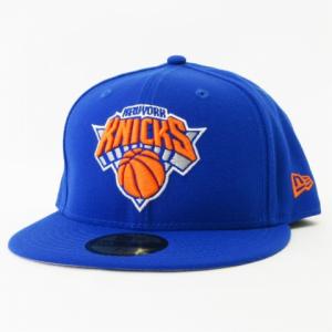 ニューエラ NEW ERA 美品 59FIFTY NBA ニューヨーク・ニックス キャップ ブルー オレンジ 7 1/2 59.6cm 帽子 メンズ｜vectorpremium