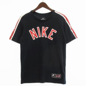 ナイキ NIKE Tシャツ 半袖 プリント サイドライン ロゴ コットン AR5179-010 ダークネイビー S トップス ■ECS メンズ｜vectorpremium