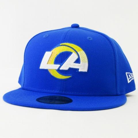 ニューエラ NEW ERA 59FIFTY NFL LA ロサンゼルス・ラムズ キャップ 青 ブルー...