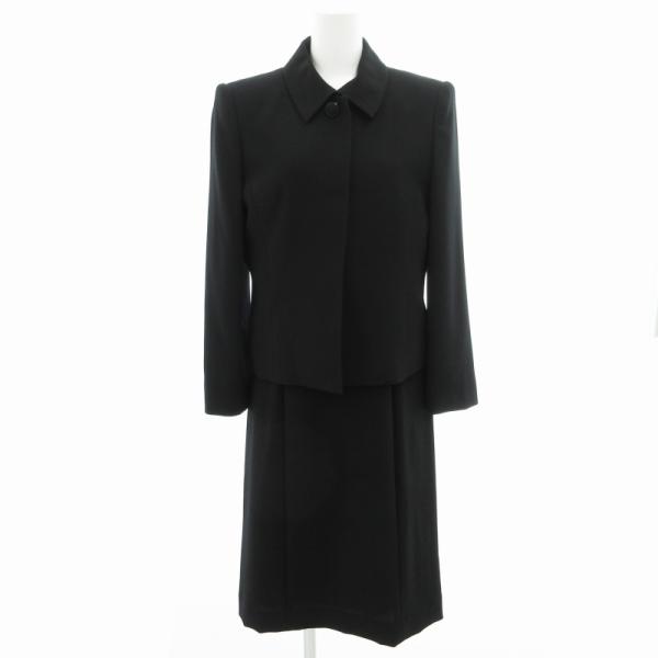 プリメーロ PRIMERO フォーマル アンサンブル ジャケット ひざ丈ワンピース 七分袖 9 黒 ...