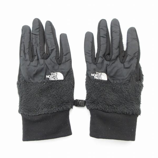 ザノースフェイス THE NORTH FACE デナリイーチップグローブ 防寒手袋 フリース L 黒...