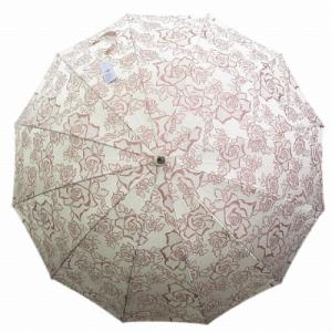 未使用品 福井洋傘 ZENZA タグ付き あじさい 超撥水雨傘 ピンク系 ホワイト 60cm その他