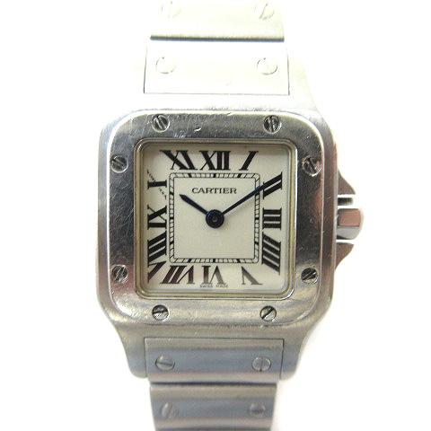 カルティエ Cartier W20056D6 サントスガルベSM 腕時計 ウォッチ クォーツ シルバ...