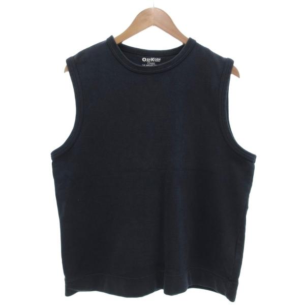 オシュコシュ OSHKOSH タンクトップ ノースリーブ カットソー スウェット生地 M 紺 ネイビ...