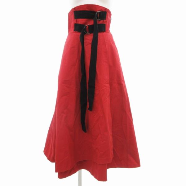 アメリヴィンテージ Ameri VINTAGE STUDIOUS別注 ダブルテープベルトスカート ロ...