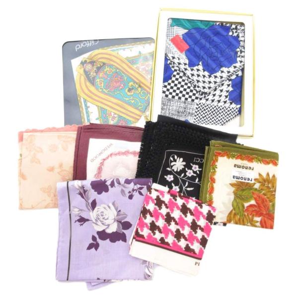 未使用品 ニナリッチ NINA RICCI ウェッジウッド WEDGWOOD 他 ハンカチ チーフ ...