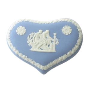 ウェッジウッド WEDGWOOD 新品同様 ジャスパー ハートボックス 小物入れ アクセサリーケース...