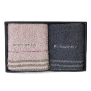 未使用品 バーバリー ロンドン BURBERRY LONDON ハンドタオル フェイスタオル 2枚セ...