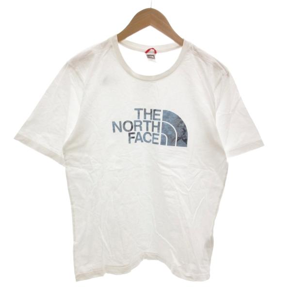 ザノースフェイス THE NORTH FACE Ｔシャツ カットソー M 白 ホワイト ロゴプリント...